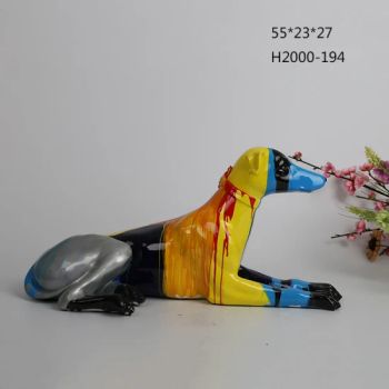 Holiday Gift Loyal Dog Resin Statue Home Decorative Ornaments Garden Statues - Zhejiang Haipai Art Home Co., Ltd. - China