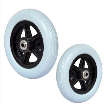 Customized Wheelchair Accessories Front Small Wheel 6-Inch 7-Inch Universal Wheelchair Wheel Solid Wheel Bottom Wheels of Garbage Bin - Xiamen Yistar Precision Manufacturing Co., Ltd. - China