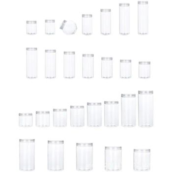 in Stock Food Grade Transparent Pet Plastic Jar Round Cans with Screw Top Caps for Chocolate Candy Storage - Qingdao Kush Packaging Co., Ltd. - China