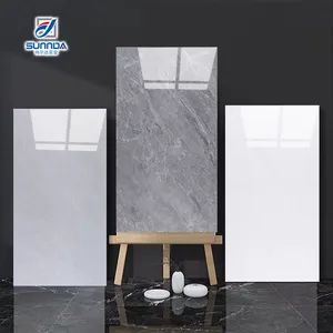 Glazed Polished Porcelain Tiles Marble Stone Designs Glossy Surface 600X600 600X1200 - Shenzhen Sunnda Industry Limited - China