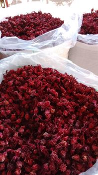Naturally Dried Hibiscus Sabdariffa Flower 100% Pure