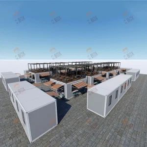 Cbox Commercial Centre Coffee Bar Container Shop Prefab House for Food Street Layout - Guangdong Cbox Co., Limited. - China