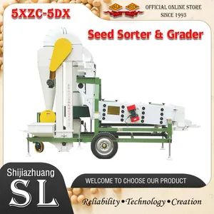 Soybeans Cowpeas Mung Beans Air Screen Cleaner Cum Grader - Shijiazhuang Sanli Grain Sorting Machinery Co., Ltd. - China