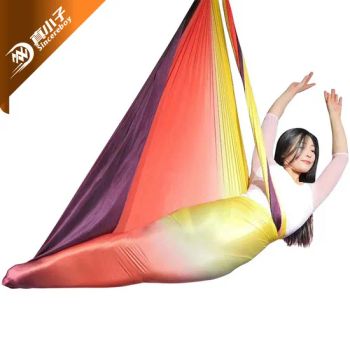 Premium Silk Fabric Flying Aerial Yoga Hammock Set Anti Gravity Air Yoga Swing - Yongkang Meshine Industry & Trade Co., Ltd. - China