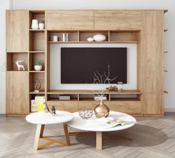 Shelve Sliding Barn Doors TV Stand for Home Living Room Condition New Trademark stuya Model NO. STY0042 HS Code - Foshan Rushiya Home Decoration Co., Ltd. - China