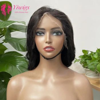 Wholesale 100% Raw Brazilian Double Drawn 12 Inches Body Wave Natural Human Hair 13X4 HD Lace Front Hair Wigs - Guangzhou Yimei Hair Products Co., Ltd. - China