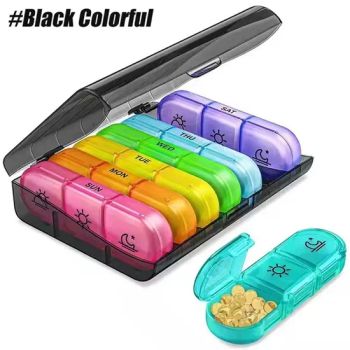 Wholesale PP Travel Pocket Pill Box Plastic 7 Day Travel Fancy and Cute Weekly Pill Box Cases PS Material Pill Box Storage - Handan Wuxin Medical Devices Co., Ltd. - China