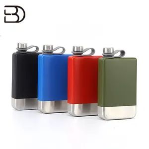 New Arrival 9oz Outdoor Portable Food Grade 304 Stainless Steel Colors Hip Flask - Boundary Tools Co., Ltd. - China