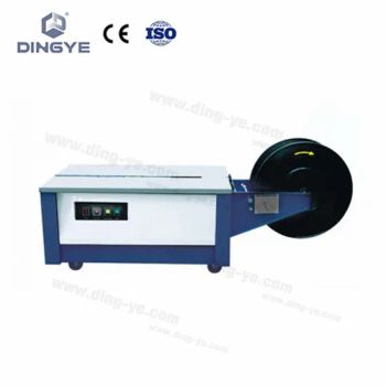 Low Desk Strapping Machine KZ900L Model NO. KZ900L Trademark DINGYE Packaging Cartons Driven Type Electric Origin Wenzhou, - Zhejiang Dingye Machinery Co., Ltd. - China