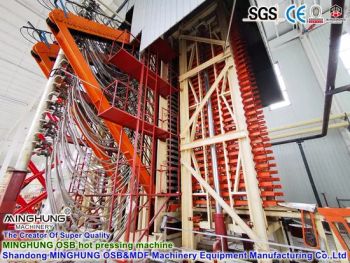Hydraulic Heat Press Machine for Woodworking, Veneer Panels, Plywood, and Furniture - Shandong Minghung Osb&Mdf Machinery Equipment Manufacturing Co., Ltd - China