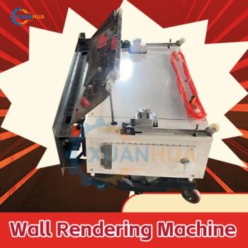 High Efficiency Non Deformation 1 Meter Wide Automatic Cement Mortar Plastering Machine for Internal and External Walls - Henan Xuanhua Machinery Co., Ltd. - China