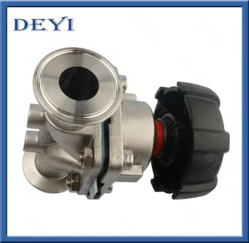 Hygienic Diaphragm Valve with Pneumatic Actuator with Double Film - DEYI Equipment Industries Limited - China