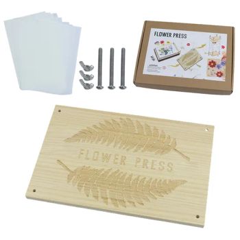 Educational Toys DIY Leaves Dried Flower Press Custom Shaped Wooden Flower Pressing Kit - Ningbo Hardwork Art & Craft Co., Ltd. - China