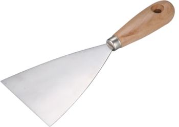 Steel Putty Knife with Round Wood Handle European Type - Changsha Jose Trade Co., Ltd. - China