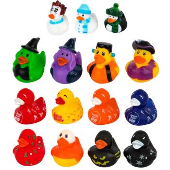 2 Inch Bulk Floater Rubber Ducks for Kids - Kids Toy - Baby Bath Toy Assortment - YIWU JINYE IMPORT AND EXPORT CO., LTD - China