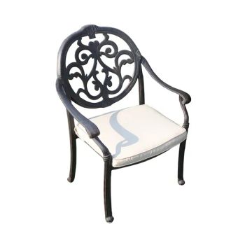 Cast Aluminum Patio Furniture Outdoor Garden Furniture Bolla Dining Chair - Huzhou Abestcasting Metal Products Co., Ltd. - China