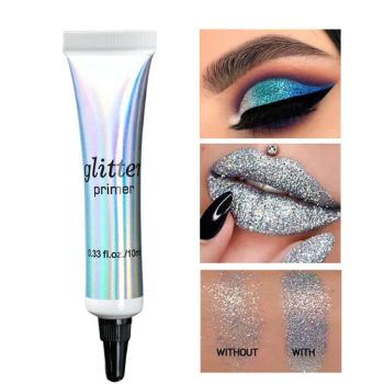 Light Milk Creamy Texture Glitter Primer; Long Lasting Makeup Glitter Primer Gel; Waterproof & Smudgeproof Glitter Primer for Body Eyes Face Lip - Guangzhou Rangecolor Cosmetics Co., Ltd. - China