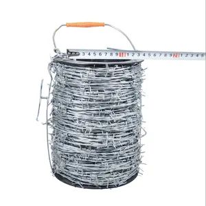 12 14 Gauge Galvanized Barbed Wire 10 Kg - Anping Yaqi Wire Mesh Co., Ltd. - China