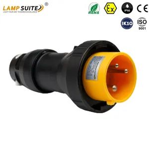 ATEX IP66 Waterproof Wf2 3p+PE Three Phase Explosion Proof Electrical Plug Socket - Changzhou Maxtree Technology Co.,Ltd. - China