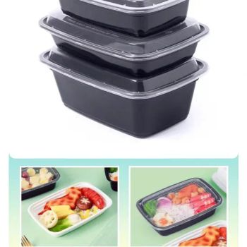 Plastic Disposable Lunch Soup Bowl Custom Logo Microwave Safe Take out Boxes Food Grade Oval - GANZHOU FUCHENG HOUSEHOLD PRODUCTS CO., LTD. - China