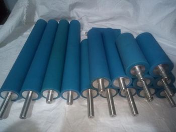 Polyurethane Cylindrical Paper feeding rollers, Size: 65 Size 65 Shape Cylindrical Material Polyurethane Usage/Application Paper - Shree Yoga Enterprises - India