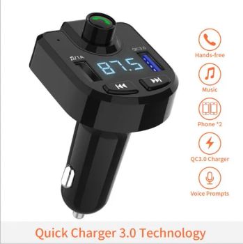 New Car MP3 Car Bluetooth MP3 Player QC3.0 Fast Charger Car FM Transmitter Hands-Free Call - Shenzhen Chaofang Electronics Co., Ltd. - China