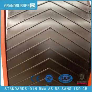 Chevron Conveyor Belt Featuring Strong Bond Between Rubber Cover and Fabric Layer - Qingdao Grand Rubbers Co., Ltd - China