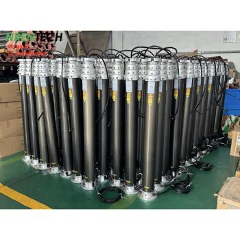 4.5m Mobile Mast-Pneumatic Telescopic Mast-Inside Wires-Application for Light Tower, Security, Telecom Antenna - Huaian Nengren Manufacture and Trade Co., Ltd. - China