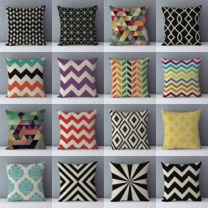 Quality Cozy Popular Geometric Couch Cushion Home Decorative Pillows 45X45cm Seat Back Cushions Bedding Cushion - RIZHAO SUNGOOD ARTS & CRAFTS CO., LTD. - China