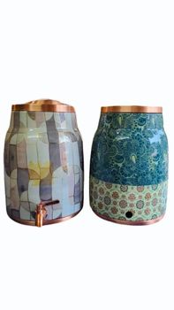 Copper Water Tank (12 L) Color Copper Weight 1.5 kg Capacity 12 L Usage/Application Home Automation Grade - Prince Marketing - India