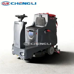 Single Brush Floor Scrubber 600W Drive Motor Power Sweeper with 95L Wastewater Tank for Terrazzo Floors Cleaning - Chengli Automobile (Wuhan) Co., Ltd - China