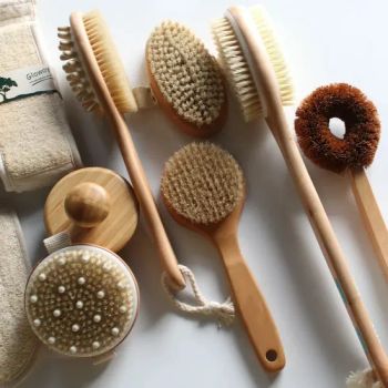 Gloway Private Label Eco Friendly Natural Bath Brushes Luffa Loofah Bath Sponge Long Body Belt Strip Customized Body Scrubber - Yiwu Billion Import & Export Co., Ltd - China