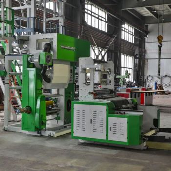Single Screw Biodegradable Blown Plastic Roll Film Blowing Machine Gravure Printing Machine on Line - RUIAN NUOSHENG MACHINE CO., LTD. - China