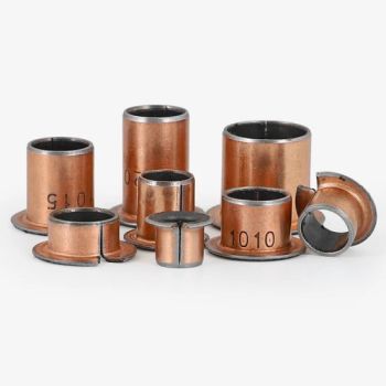 Composite DU Bushings Tin Copper Plating Steel Bronze Bushing With PTFE Self Lubricating Bearing Bushings For Gymnastic - CHIZHOU TEHCO PRECISION PARTS CO., LTD. - China
