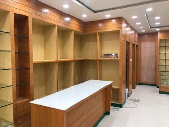 Commercial Office Interior Designing, Work Provided: Wall Paper/Paint Work - I Design - India