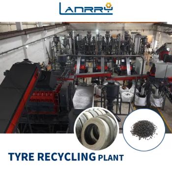 Automatic Waste Tire Recycling Line Rubber Car Tyre Recycling Plant Tire Shredder Machine - Lanrry (Guangzhou) Recycling Co., Ltd - China