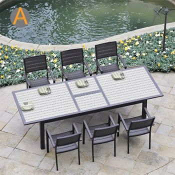Outdoor Furniture Garden Sets Rope Furniture Patio Furniture Outdoor Dining Set Modern Weaving Rope Garden Sets - Foshan Artsun Furniture Co., Ltd. - China