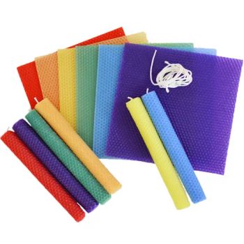 DIY Beeswax Candle Kits / Wax Sheets Origin China Size 20cm*20cm Flavor Unscented Function Lighting Model NO. TBDIY74 Processing - Shijiazhuang Tabo Candles Sales Co., Ltd. - China