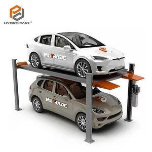 Automotive Service Equipment 4 Four Post Car Parking Lifts Four-Post Lift - Qingdao Hydro Park Machinery Co., Ltd. - China