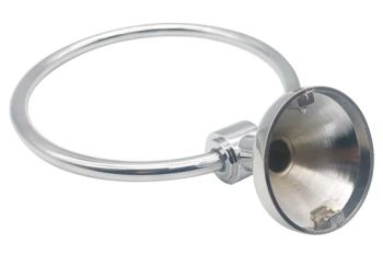 Bath Stainless Steel Metal Chrome Towel Rings Holder Stand Ring - TAIZHOU YINADA SANITARY WARE CO., LTD. - China