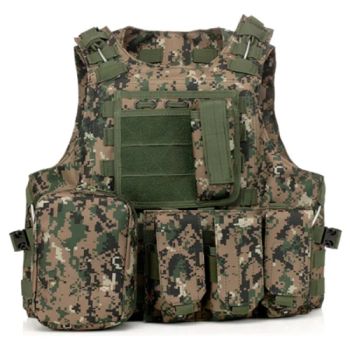 Tactical Camouflage Sports Molle System Training Outdoor Hunting Vest - Yiwu Wisdom Import & Export Co., Ltd. - China