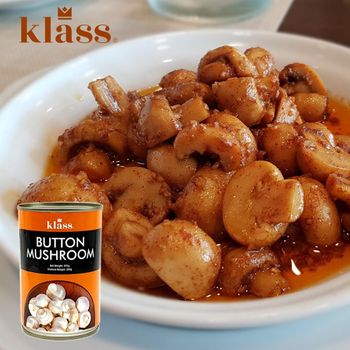 Canned Whole Button Mushroom Water Preserved 425G -  DAEWKAEW PANTAMANG Co., Ltd - Thailand