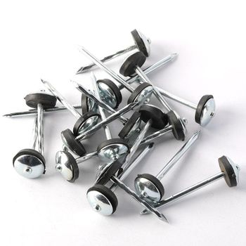 Umbrella Head Roofing Nails from China Nail Manufacturer Color Galvanized Port Qingdao Port Diameter 8 – 14 Gauge Place of Origin Linyi - Linyi Power Metal Products Co., Ltd. - China