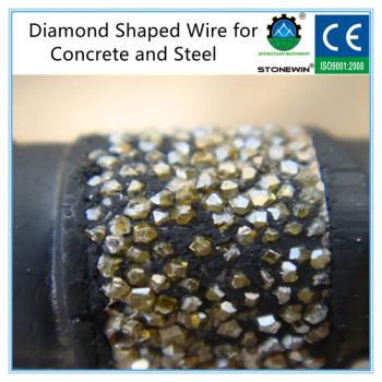 Good Quality Cutting Reinforced Concrete Diamond Wire Saw 40 Beads - Fujian Ningde Aqt Imp. & Exp. Co. Ltd - China