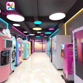 Funsapce Wholesale Coin Operated Arcade Game Doll Machine House Site Design Claw Crane Machine Vending Machine - Guangzhou Funspace Technology Co., Ltd. - China