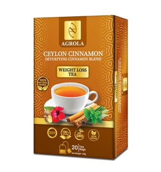 Agrola Ceylon Cinnamon Detox Weightloss Tea 20 Tea Bags Slimfit Herbal Infusion - Agrola Ceylon Private Limited - Sri Lanka