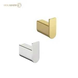 Modern Brushed Nickel Wall Hooks for Towels and Coats Hook Style L Installation Nail Model NO. BA-Q1606 HS Code - Jiangmen Mega Casa Co., Ltd. - China