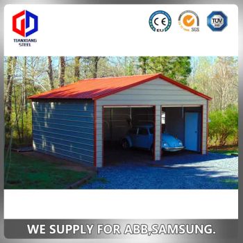Cheap Steel Prefab Portable Designs Construction Car Prefab Garage Prefab Home - Shandong Tianxiang Steel Structure Construction Co., Ltd. - China