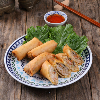 Ready-to-Fry Spring Rolls Origin India Taste Blended Fish Type Tuna Texture Crispy Specification 200 G Shelf Life 6 Months - SEA-TO-PLATE PRIVATE LIMITED - India