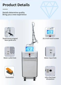 Picosecond Laser carbon peeling 1064nm Picolaser Q Switched Nd Yag Pico Laser Tattoo Removal Machine - Star India Health Care - India